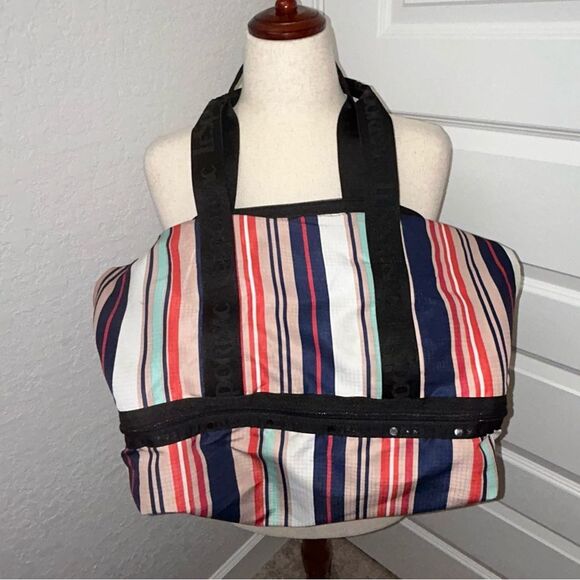 LeSportsac Stripe Print Crossbody Tote Bag - Picture 4 of 11